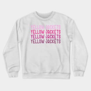 Yellow Jackets In Lights Crewneck Sweatshirt